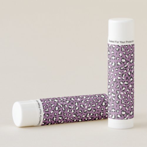 Leopard Pattern Leopard Spots Purple Leopard Lip Balm