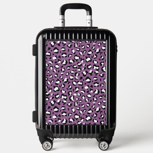 Leopard Pattern Leopard Spots Purple Leopard Luggage