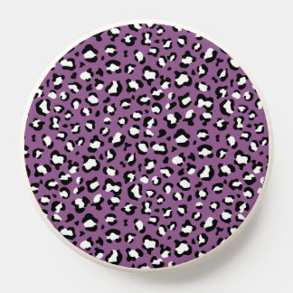 Leopard Pattern, Leopard Spots, Purple Leopard PopSocket