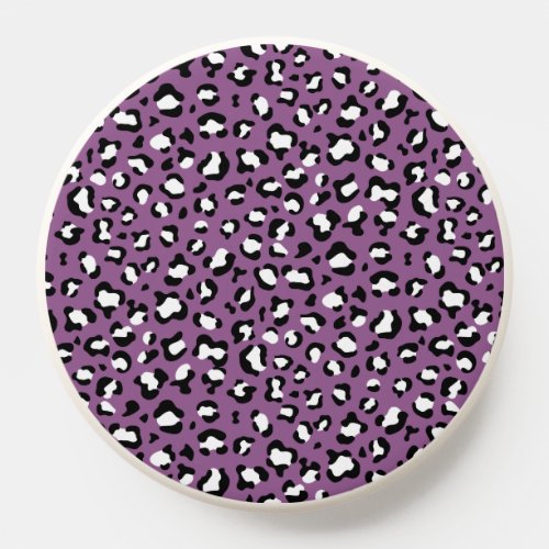 Leopard Pattern Leopard Spots Purple Leopard PopSocket