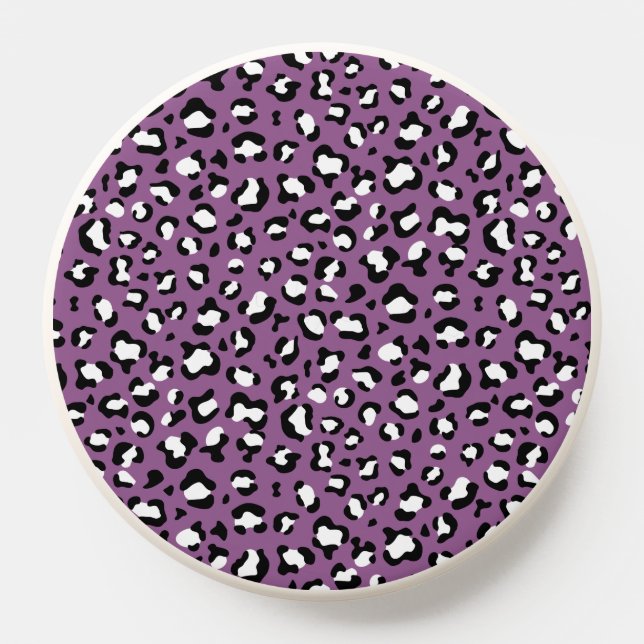 Leopard Pattern, Leopard Spots, Purple Leopard PopSocket (Popsocket)