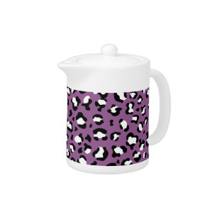 Leopard Pattern, Leopard Spots, Purple Leopard Teapot