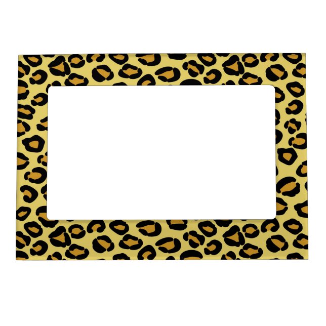 Leopard Pattern Magnetic Photo Frame (Front)