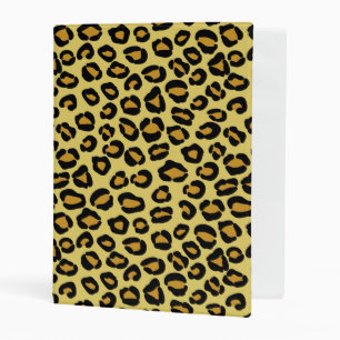 Leopard Pattern Mini Binder