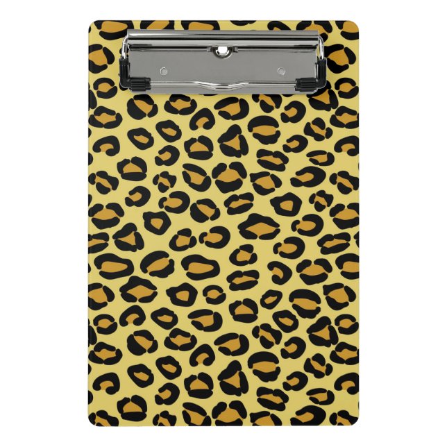Leopard Pattern Mini Clipboard (Front)
