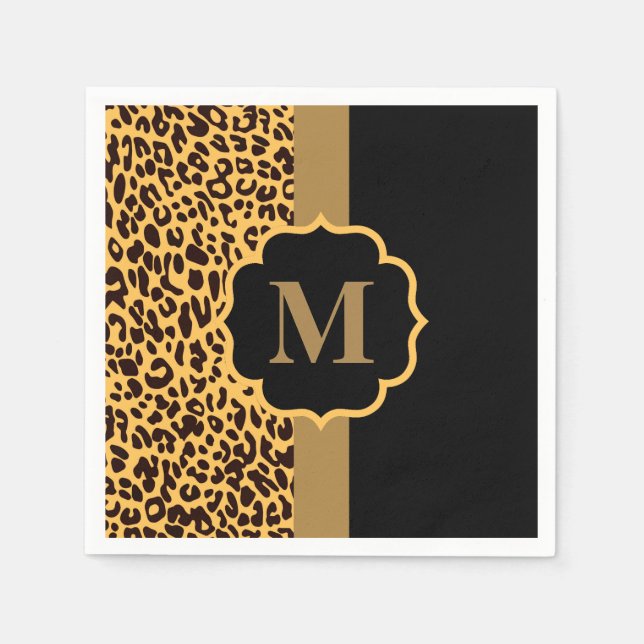 Leopard Pattern Napkins (Front)