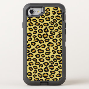 Leopard Pattern OtterBox Defender iPhone SE/8/7 Case