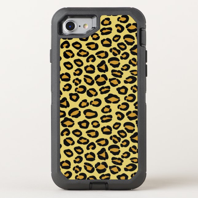 Leopard Pattern Otterbox iPhone Case (Back)