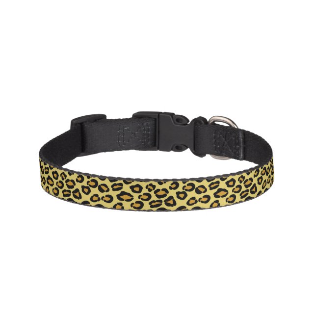 Leopard Pattern Pet Collar (Front)