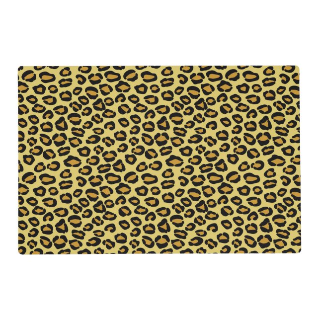 Leopard Pattern Placemat (Front)
