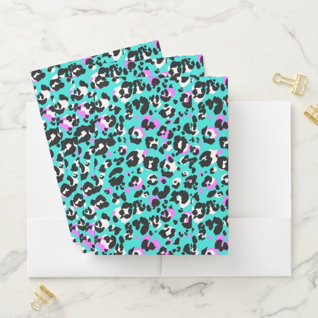 Leopard Pattern  Pocket Folder (In Situ)