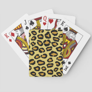 Leopard Pattern Poker Cards