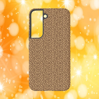 Leopard Pattern Print Brown Samsung Galaxy S22 Case