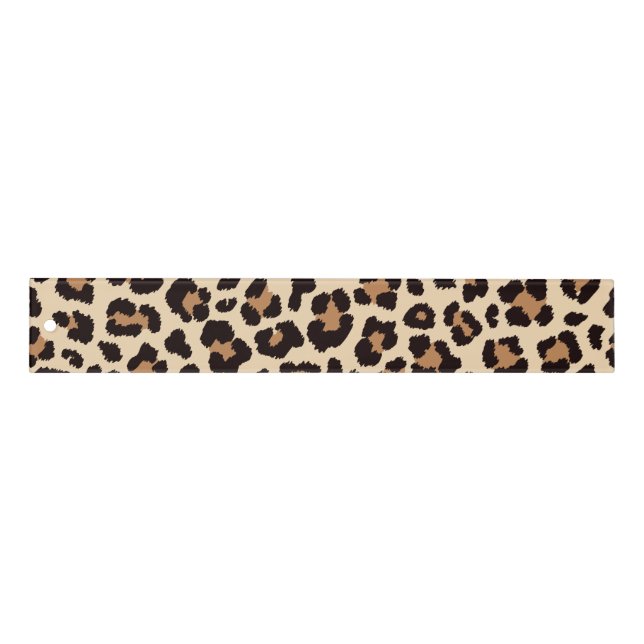 Leopard Pattern Print  Ruler (Front)
