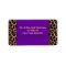 Leopard Pattern Purple Stripe Sweet 16