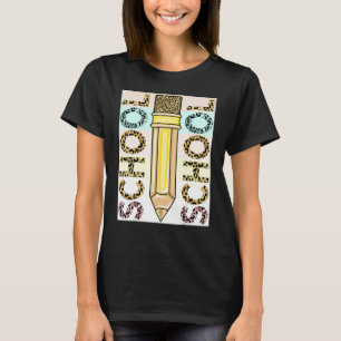 Leopard Pattern School T-Shirt