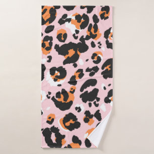 Leopard pattern seamless. Classic leo texture. Tre Bath Towel