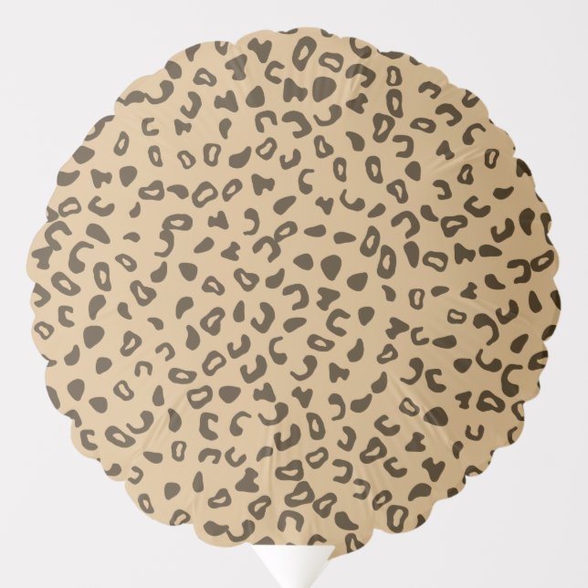 Leopard pattern skin tan design balloon (Front)