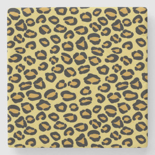 Leopard Pattern Stone Coaster