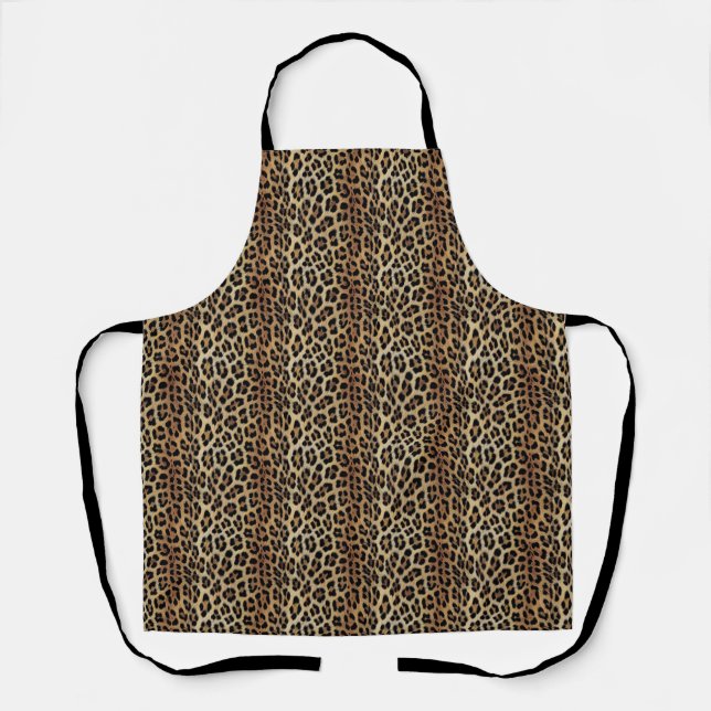 Leopard pattern, tiger, leopard skin, fashionable, apron (Front)