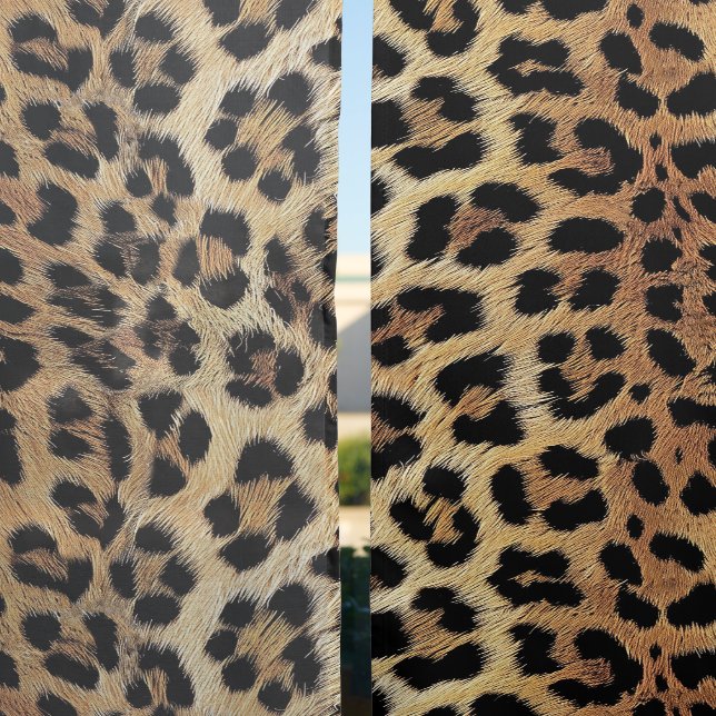 Leopard pattern, tiger, leopard skin, fashionable, blackout curtains (Sheer vs. Blackout)