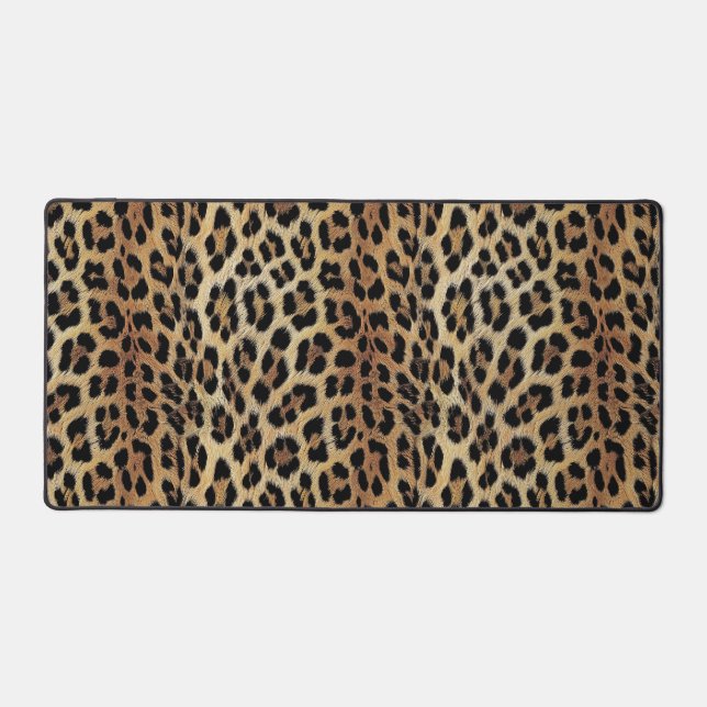 Leopard pattern, tiger, leopard skin, fashionable, desk mat (Front)