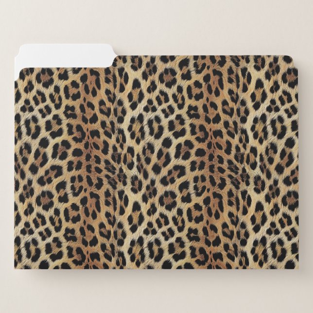 Leopard pattern, tiger, leopard skin, fashionable, file folder (Front Left)