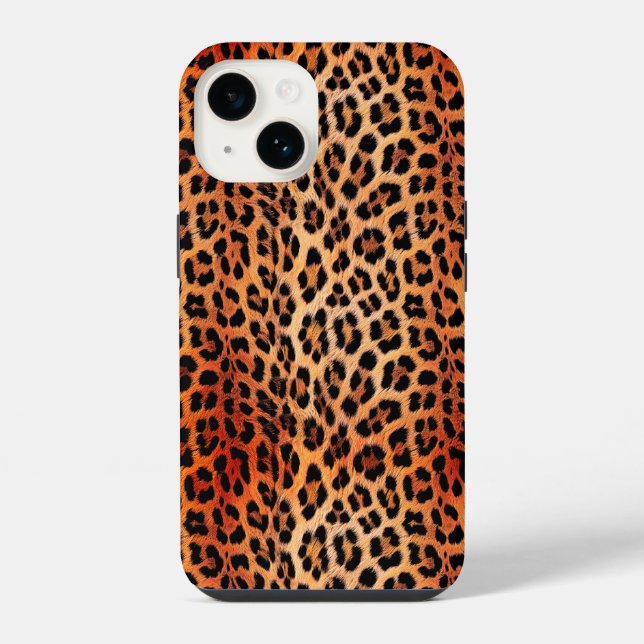Leopard pattern, tiger, leopard skin, fashionable, iphone case (Back)