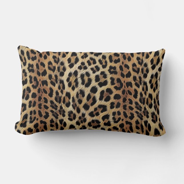 Leopard pattern, tiger, leopard skin, fashionable, lumbar pillow (Front)