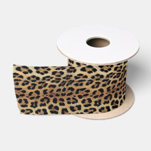 Leopard pattern, tiger, leopard skin, fashionable, satin ribbon