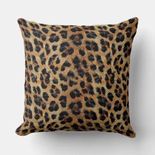 Leopard pattern, tiger, leopard skin, fashionable, throw pillow