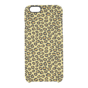 Leopard Pattern Clear iPhone 6/6S Case