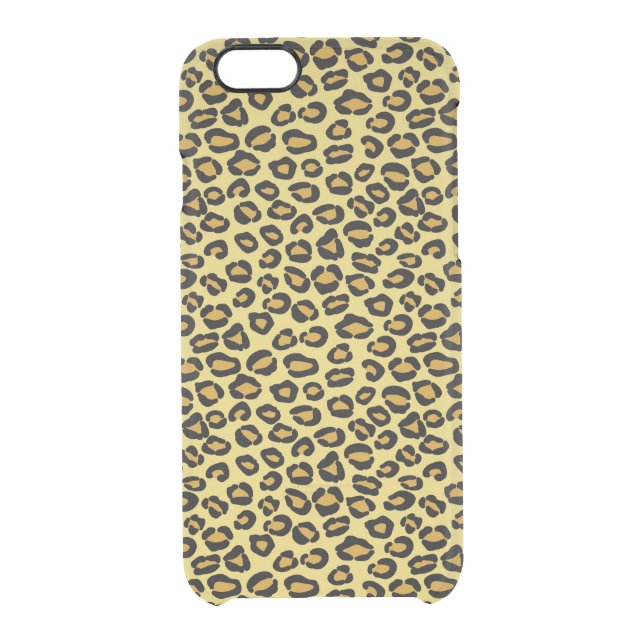 Leopard Pattern Uncommon iPhone Case (Back)