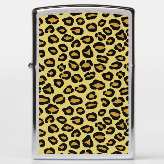 Leopard Pattern Zippo Lighter (Front)