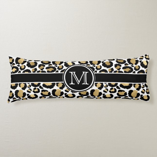 Leopard Personalized Body Pillow (Front)