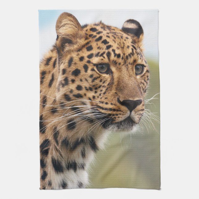 Leopard Photo Towel (Vertical)