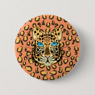 Leopard Pinback Button