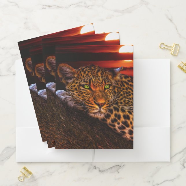 Leopard Pocket Folder (In Situ)