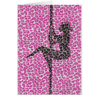 Leopard Pole Stripper Cards