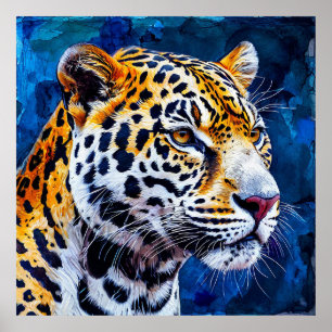 🐆 Leopard Portrait For Bold Modern Decor