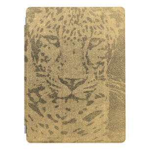 Leopard Portrait Vintage iPad Pro Cover