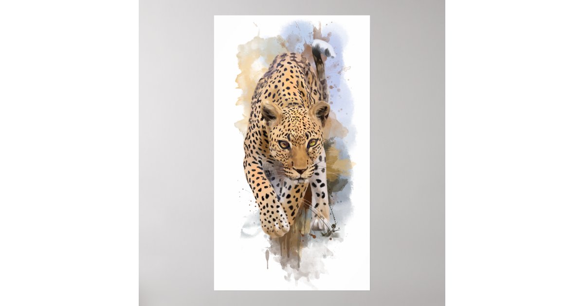 Leopard Poster | Zazzle