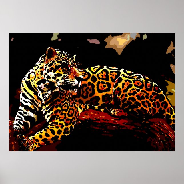 Leopard Poster Print - Pop Art Wild Animal Posters (Front)