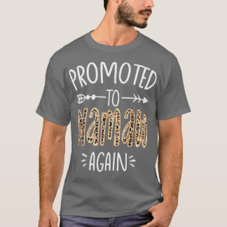 Leopard Pregnancy Announcement Soon To Be Mamaw Ag T-Shirt