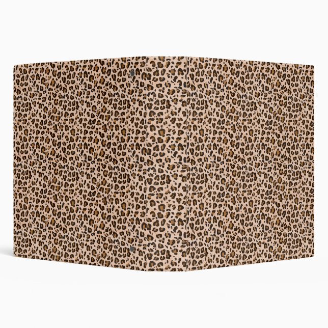 Leopard Print 3 Ring Binder (Background)