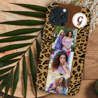 Leopard Print Square iPhone Case