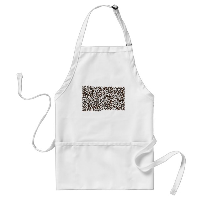 Leopard Print Adult Apron (Front)