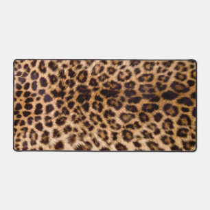 Leopard Print African Cat Prints Image Photo Desk Mat