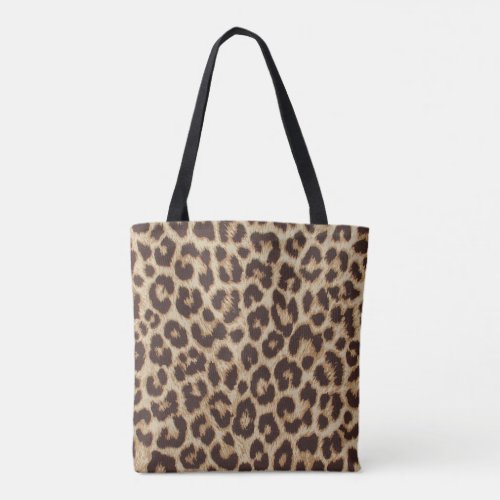 Leopard Print All_Over_Print Tote Bag