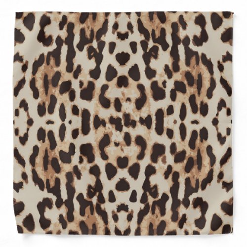 Leopard Print Animal Pattern Bandana